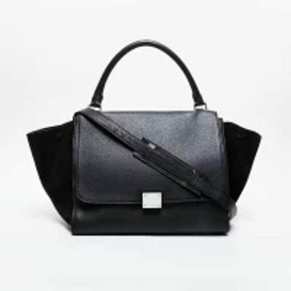 Celine Handbag Trapeze Black